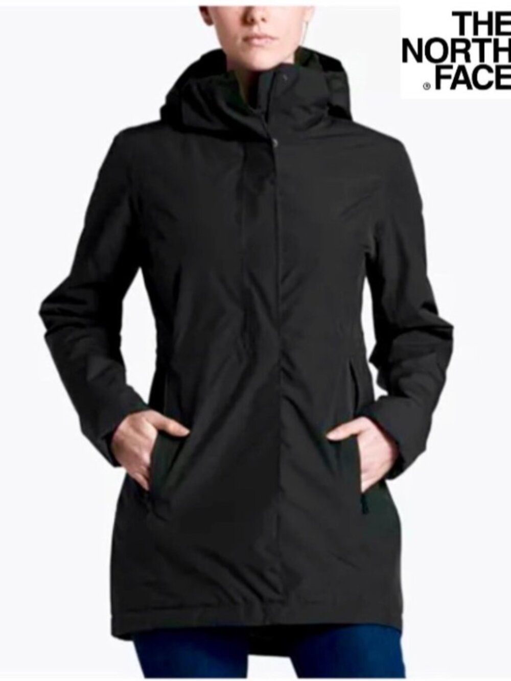 The North Face NWOT Women's Ancha Insulated Parka Dryvent Jacket Size M Black